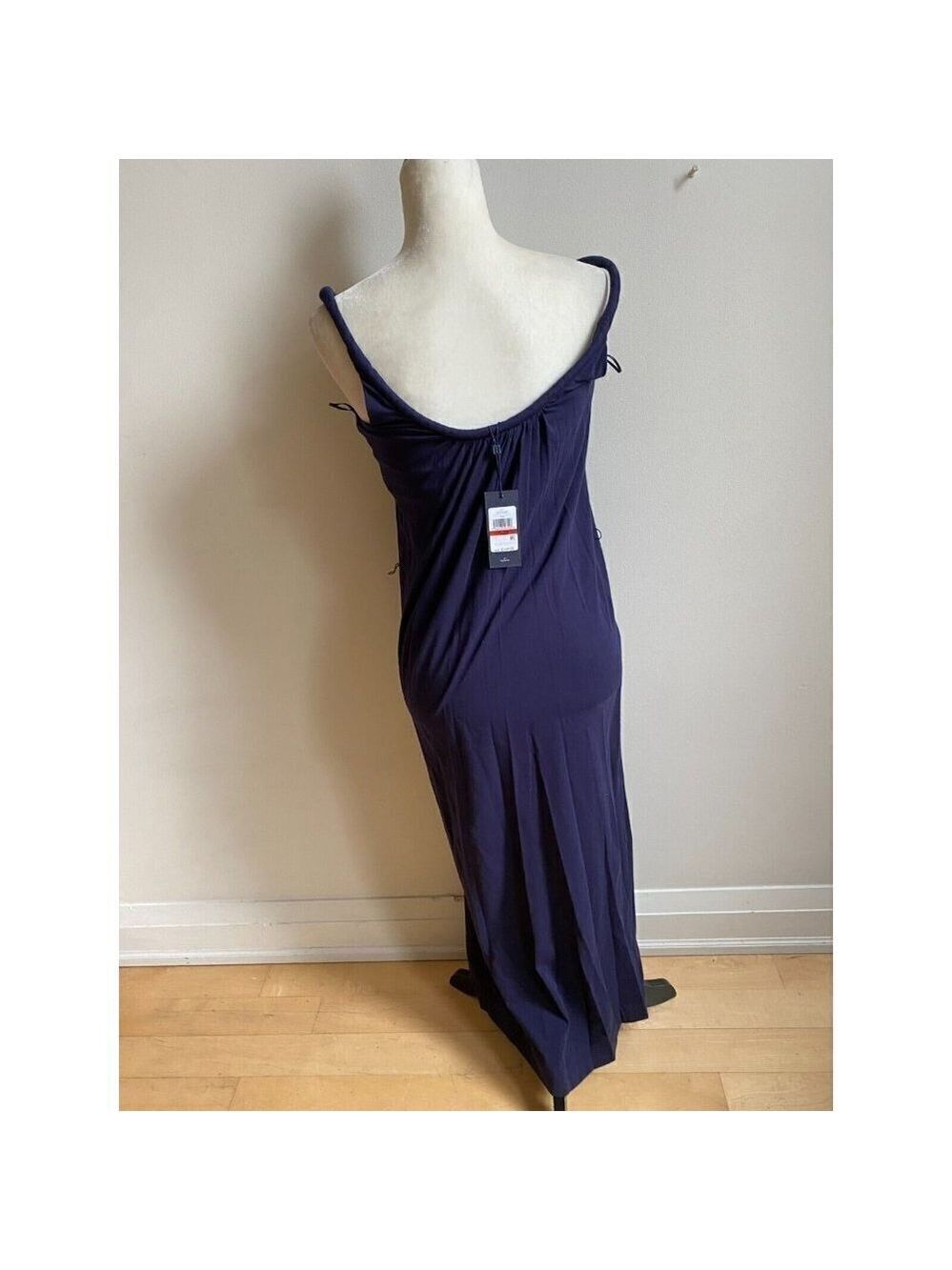Tommy Hilfiger BNWT womens blue long maxi dress NEW sz xsmall - Picture 5 of 7